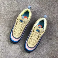 New 1 97 97 Sean Wotherspoon VF SW Hybrid Designer Sneakers 97s Hybrid Mens Womens Sport Running Shoes