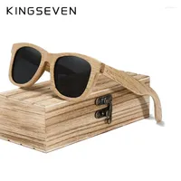 Sunglasses KINGSEVEN Handmade Natural Wooden For Men Polarized Wood Feminino Fashion Sun Shades