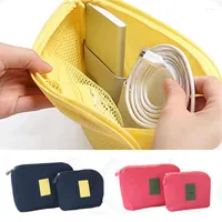Storage Bags Bag Insert Organizer Travel Accessories Portable Data Cable Headphone Charger