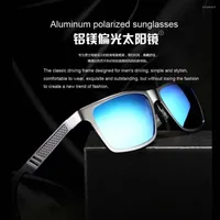Sunglasses Aluminum Polarized Man Sun Glasses Lens Fashion Summer Woman Vintage Sunglass Outdoor Goggles Eyeglasses Super Light
