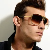 Sunglasses 2022 Classic Oversized Men Women Mach One Sun Glasses Square Retro Oculos Male UV400 Mirror Eyewear