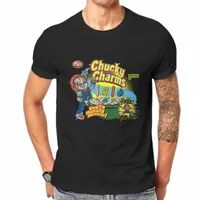 men's T-Shirts Chucky Charms Halloween Horror ShortSleeve Oversized Girl Male Harajuku 138772 W884#