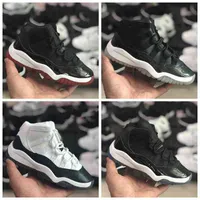 Designer Bred XI 11S Kids Basketball Shoes Gym Red Infant Children toddler Gamma Blue Concord 11 trainers boy girl tn sneakers Space Jam