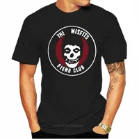 men's T-Shirts Medium Black Misfits Original Fiend Club T-Shirt - Mens Short Sleeve 5055979908678 Slogans Customized Tee Shirt o8dF#