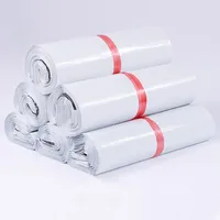 Storage Bags 50pcs Lot White Courier Bag Express Envelope Mailing Self Adhesive Seal PE Plastic Pouch Packaging 24 Sizes