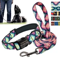 Dog Collars Leashes Personalized Leash Custom Puppy Pet Pitbull Product Small for Medium Large 220930