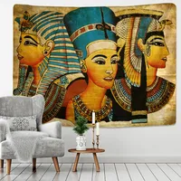 Tapestries Ancient Egyptian Tribal Savage Tapestry Wall Hanging Home Dorm Decor Bedspread Throw Art 221006
