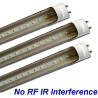 4FT LED Light Tubes 22W 2200LM 6000K No RF & FM Interference 4 Foot T8 T10 T12 Replacement Fluorescent Garages Shop Tube Ballast Bypass G13 Base oemled