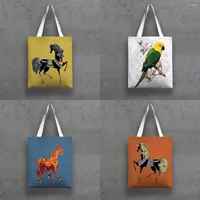 Storage Bags Cartoon Cat Horse Bag Makeup Organizer Women&#39;s Cosmetic For Cosmetics Kitchen And Organization Purse