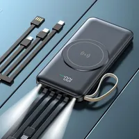 Wireless Power Bankポータブルワイヤレス充電器USB外部バッテリーパックIX Samsung S8 Note 8