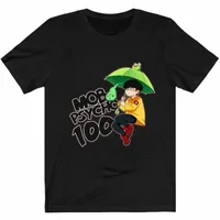 men's T-Shirts Men Women Mob Psycho 100 T-shirt Anime Cartoon Tops Kawaii Tshirt Crew Neck Tee Manga Short Sleeve Shirt Clothes 33jL#