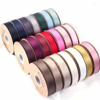 Jewelry Pouches 10yards Roll 10mm Satin Ribbons For Wedding Birthday Party Gift Wrapping Christmas Halloween Festival Supplies DIY Crafts
