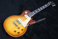 Custom shop honey burst P90 electric guitar solid mahogany standard guitarra free delivery