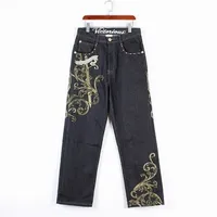 Jeans para hombres tangyaxuan gran tamaño 30-44 Fashion Big Boast Pockets Hip-Hop Skateboard Men casual Denim Black Design Marca 221006