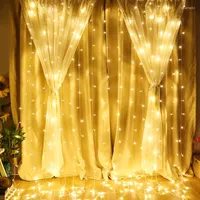 Cadenas Dcrlamp Lights Fairy Lights LED LED LIGHT String Light 8 Kinds of Patterns Window/Room/Party/Curtain/Garden Decoration