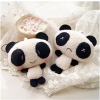Keepsakes Panda Mobile Phone Charm Bag pendant keychain toy promotion gift 2346 E3