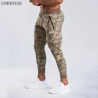 Men's Pants 2022 Bodyboulding Mens Gyms Sweatpants Brand Clothing Quick Drying Camouflage Trousers Casual Elastic Fit Joggers