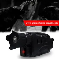 Camcorders 1080p HD Dispositivos de visão noturna digital infravermelha 4x Monocular de câmera de caça ao ar livre de binóculos de zoom Binoculares