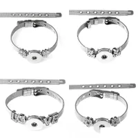 Botão da cadeia de link Bracelete para braceletes de sublimação de corante Impressão térmica de impressão de jóias cruzadas de consumíveis personalizados atacadistas d dhvvc