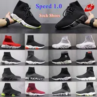 Designer Sock Speed Runner trainers 1.0 lace-up trainer casual shoes women men runners sneakers fashion socks boots platform Stretch Knit