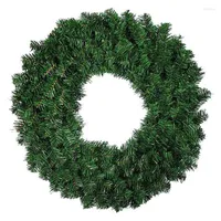 Decorative Flowers 1 Pcs 30Cm Artificial Pine Wreath Garland For Front Door Window Fireplace Christmas Decoration CNIM