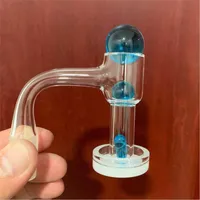 wholesale factory Fully Weld Terp Slurper Set Quartz Banger Nail smoke with marble carb cap ball Vacuum pearls pill domeless oil glass bong rigs 3249 T2