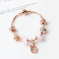 Strands Magic bead bracelet tree of Life pendant as Diy jewelry gift271n