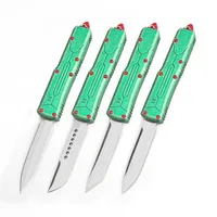 Alta qualidade utx85 multi -funcional faca autom￡tica ca￧ador de recompensa dupla a￧￣o t￡tica bolso t￡tico edc ferramentas externas personalizadas d2 l￢mina alum￭nio de alum￭nio