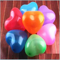 Party Decoration Fashion Colorf Air Balloons Eco Friendly Latex Airballoon Heart Shape Balloon Wedding Decorations Drop Delivery 2021 Dhpcy