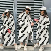 재킷 패션 겨울 옷 여학생 8 10 년 가짜 모피 면봉 된 두꺼운 따뜻한 긴 코트 어린이 소녀 소녀 l221007
