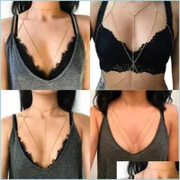 Belly Chains Body Chain Bodychain Gold Jewelry For Women Belly Beach Accessories Harness Fashion Drop Delivery 2021 Queen66 Dhtu0