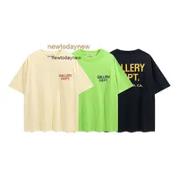 designer gallerydept t shirts for mens Summer gallary alphabet printed star same round neck short sleeve T-shirt for men and women