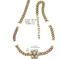 23SS 20 luksusowe marka projektant listy wisiorki Naszyjniki mężczyźni metalowa biżuteria link łańcuch modowy