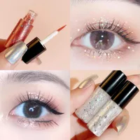 Eyeliner 10 Colors Diamond Shining Liquid Pearlescent Glitter Highlight Eye Shadow Monochrome Lasting Cosmetics Makeup