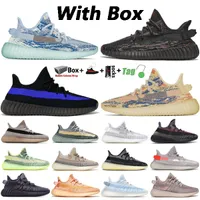 Avec Boîte OG Hommes Femmes Courant Chaussures Tricoter Respirant Sneakers Mens Yeezy Boost 350 Sply Fashion Sports zapatilla