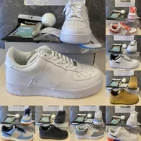 Mens Low Skateboards Shoes Chaussures One Unisex Knit Euro Airs High Women All White Triple Black Wheat Air''AF1S Casual Shoesjordon NK
