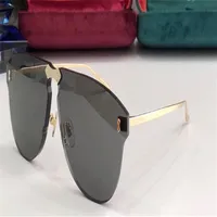 New fashion designer sunglasses 0354 frameless 5 0mm thickness connected lens frame simple popular style uv 400 outdoor protective3194