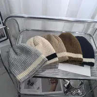 23ss 5colors Luxury Fashion Designer Beanie Cotton Knitted Hats Letter Cap Winter Wool Beanies Outdoor Recreation Warm Cap
