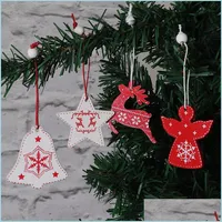 Christmas Decorations Christmas Decorations Pendant Personalized Tree Ornaments Children Gifts Baubles Outdoor Woodiness Diy 7 9Jh F2 Dhspj