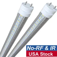 T8 T10 T12 4FT LED Light Tubes 72W Led Fluorescent Tube Replacement 150W Equivalent 7200Lm 6500K Daylight White Ballast Bypass Two Pin G13 Base crestech168