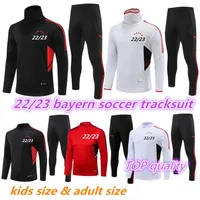 22 23 Bayern Long Sleeve Adult Tracksuit Kids Jacket Survetement 2022 2023 Sane Lewandowski Gnabry Müller Kimmich Fußballjacken Fußballtraining Anzug