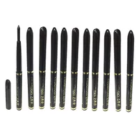 Combinación de revestimiento de sombra de ojos 12pcs negro cosmético impermeable lápiz lápiz de maquillaje lápiz de maquillaje lápiz duradero 221008