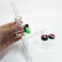Hookahs 10 mm nectar kits Smoke Micro NC Glass Quartz Tip Stro Mini Nect Kit Bong voor waterpijp Kleine olierigs