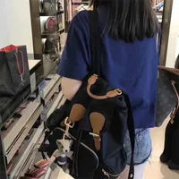 Bags Designer Handbags Burbrerys Channelmouse Goods Liu Wen Female Star Same Waterproof Backpack Casual Double Shoulder Parachute Cloth Draw N8BW
