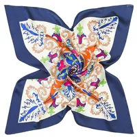 Bufandas bufandas bufanda 60 cm imitada seda flores bohemias ms