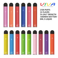 Fumed Vape Ultra 2500 Puffs одноразовые E -сигарета 1000 мАч 8 мл предварительно заполненные патроны Pod Vapes Bar 5% прочность на затяжение