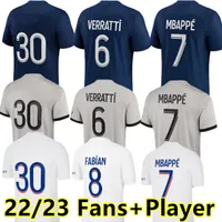 Maillots de Football Mbappe Jerseys Shorts Socks Zestawy 22 23 koszulka piłkarska psgs czwarty 2022 2023 fanów gracz hamymi koszulka set mundur mundur foot hommes wijnaldum
