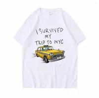 Magliette da uomo per le magliette per taxi divertenti maglietta da ragazza o-collega di cotone oversize di cotone top top di alta qualità hip hop selvatico unisex abbigliamento unisex estivo t-shirt