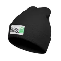 Fashion shake shack logo Winter Warm Watch Beanie Hat Cuffed Plain Hats Sqaure Scottsdale Shake Shack Burger Dog295u