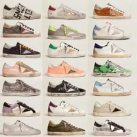 2022 OG Sneakers Superstar Doold Dirty Sports Shoes Moda Mulher Ball Star Sapatos Casuais Casual Couro Lúculo de Capéu Flato Luxo